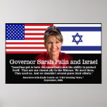 Sarah Palin Speaks About Israel Posters