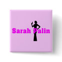 Sarah Palin Square Button