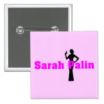 Sarah Palin Square Button