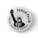 Sarah Palin Statue of Liberty buttons