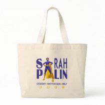 Sarah Palin Super Woman Tote Bag