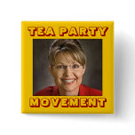 SARAH PALIN TEA PARTY BUTTONS