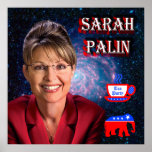 Sarah Palin - Tea Party Cup &amp; Elephant Posters