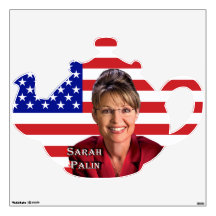 Sarah Palin - The Tea Party's Mama Grizzly Room Stickers