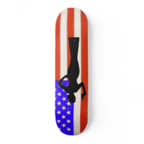 Sarah Palin USA Flag Skateboard by Palinandcompany Sarah Palin USA Flag Skateboard