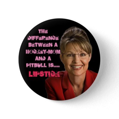 Sarah Palin, VP's lipstick Pins by JLopes