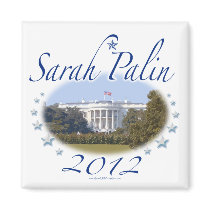 Sarah Palin White House 2012 Magnet