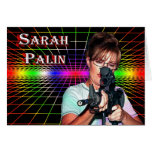 Sarah Palin With Rifle cards