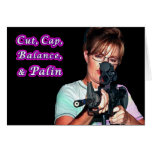 Sarah Palin With Rifle cards