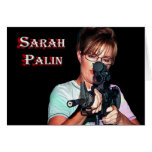Sarah Palin With Rifle cards