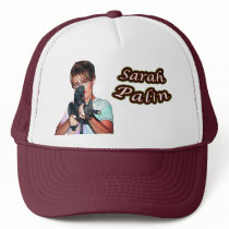 Sarah Palin With Rifle Hats
