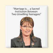 Sarah Palin's Idea of Marriage. magnets