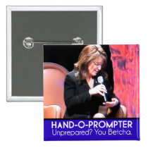 Sarah Palin's Teleprompter: The Hand-o-Prompter buttons