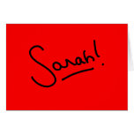 Sarah! Sarah Palin Tshirts and Gifts cards