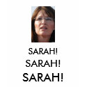 SARAH!, SARAH!, SARAH! t-shirts