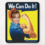 Sarah The Riveter! Mouse Pads