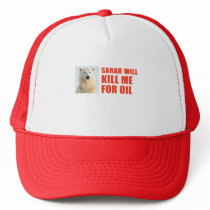 Sarah will kill me for oil trucker hats