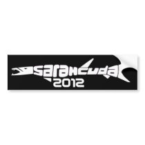 SarahCuda 2012 Black Bumper Sticker