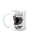 Sarahcuda: Be Afraid Coffee Mug by homicidalManiak Sarahcuda: Be Afraid Coffee Mug