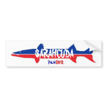 SARAHCUDA BUMPER STICKERS
