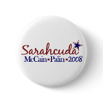 Sarahcuda (McCain Palin 2008) Pinback Button