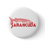 Sarahcuda Pink Palin Barracuda buttons