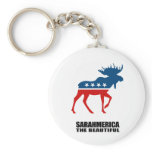 SARAHMERICA THE BEAUTIFUL KEYCHAIN