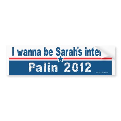 sarahs intern bumper sticker by averageamericanjoe