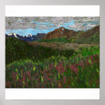 Sarah's Landscape painting. Poster