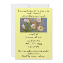 Sarah's Tulips Personalized Invite