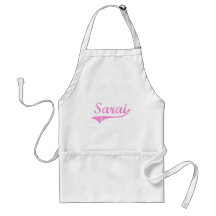 Sarai Classic Style Name Aprons