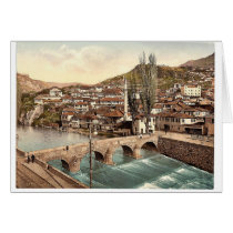 Sarajcvo (i.e., Sarajevo), looking toward Alifakov Card
