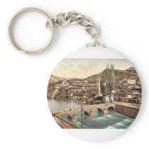 Sarajcvo (i.e., Sarajevo), looking toward Alifakov Key Chain