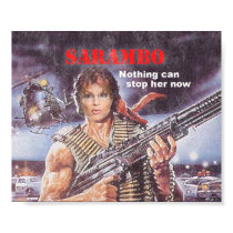 SARAMBO - Nothing Can Stop Her posters by spacedust SARAMBO - Nothing Can Stop Her posters