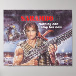 SARAMBO - Nothing Can Stop Her Print