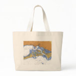 Sarasota, Florida Nautical Harbor Chart beach bag Sarasota, Florida Nautical Harbor Chart beach bag