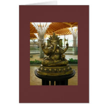 Saraswati-Namaste Ganesha Card