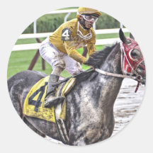 Saratoga 150 Art Photos Round Stickers