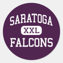 Saratoga - Falcons - High - Saratoga California Stickers