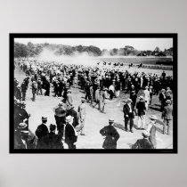 Saratoga Horse Race Track 1913 Print