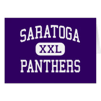 Saratoga - Panthers - High - Saratoga Wyoming Greeting Card