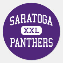 Saratoga - Panthers - High - Saratoga Wyoming Stickers