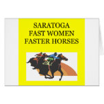 SARATOGA racing cards