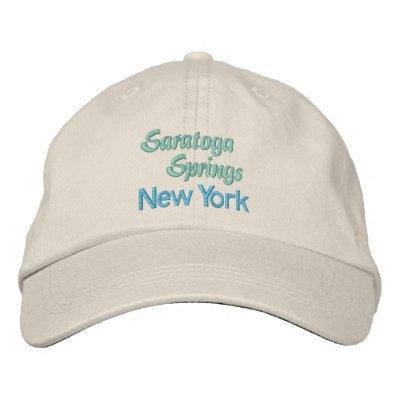 SARATOGA SPRINGS cap Baseball Cap by TropiCoolUniverse