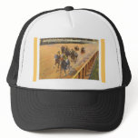 Saratoga Springs Horse Racing Mesh Hat
