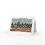 Saratoga Springs, NY - Horse Race Track Scene cards
