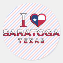 Saratoga, Texas Stickers