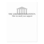 Sarcasm Foundation Postcards
