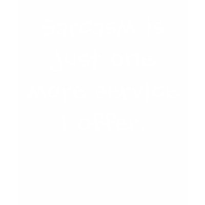 Sarcasm is just one more service I offer. Shirt by plaidtink