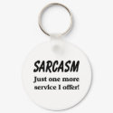 Sarcasm keychains